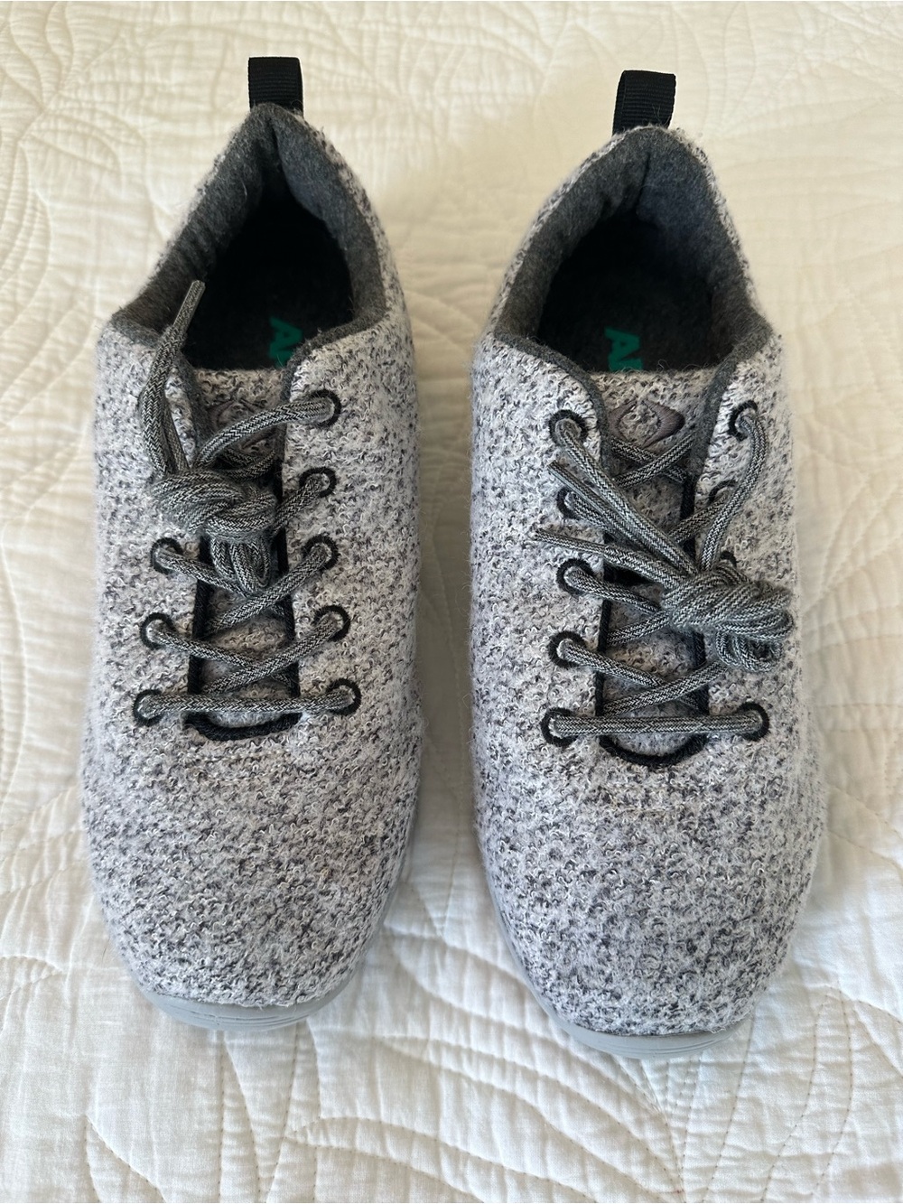 Apex A8000 Wool Knit Diabetic Walking Shoes Gray Women’s 9 X-Wide